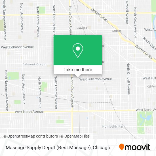 Mapa de Massage Supply Depot (Best Massage)