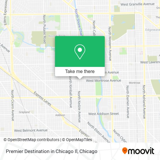 Premier Destination in Chicago Il map