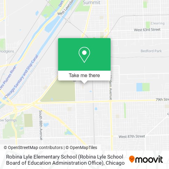 Mapa de Robina Lyle Elementary School (Robina Lyle School Board of Education Administration Office)