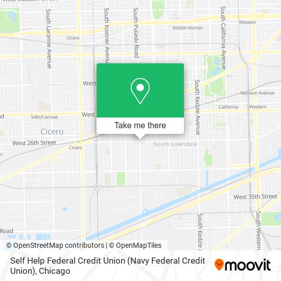 Mapa de Self Help Federal Credit Union (Navy Federal Credit Union)