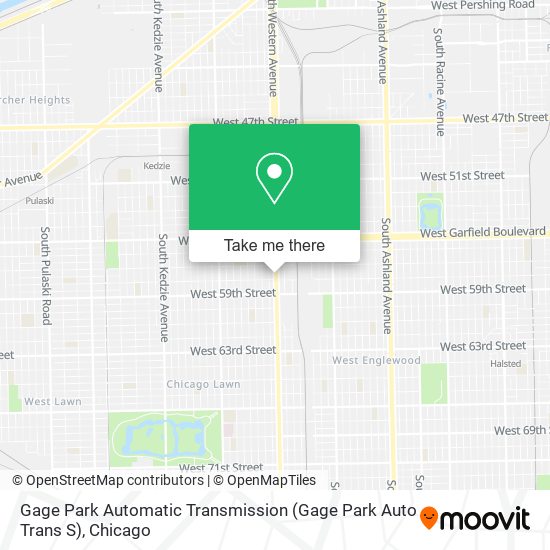 Mapa de Gage Park Automatic Transmission (Gage Park Auto Trans S)