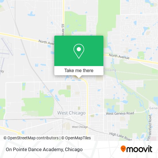 Mapa de On Pointe Dance Academy