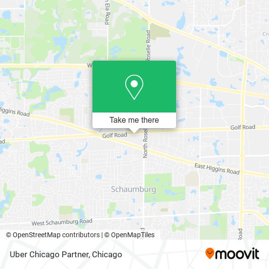 Uber Chicago Partner map