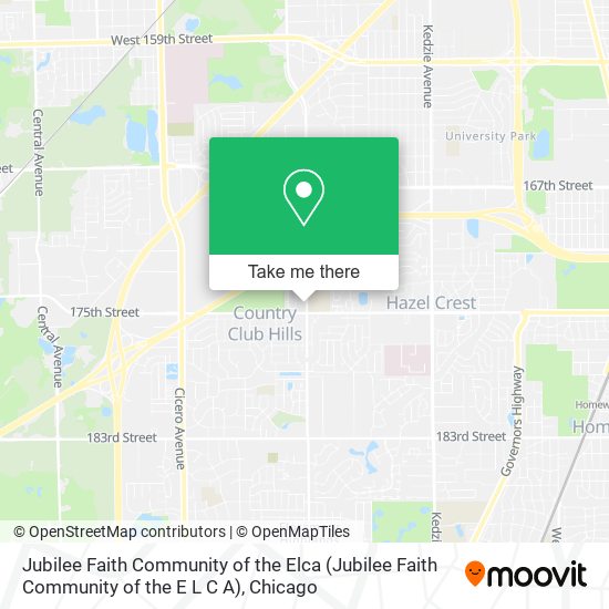 Jubilee Faith Community of the Elca (Jubilee Faith Community of the E L C A) map