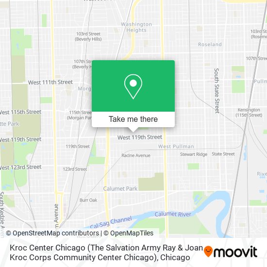 Mapa de Kroc Center Chicago (The Salvation Army Ray & Joan Kroc Corps Community Center Chicago)