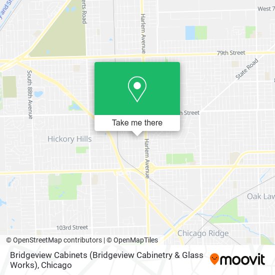 Bridgeview Cabinets (Bridgeview Cabinetry & Glass Works) map