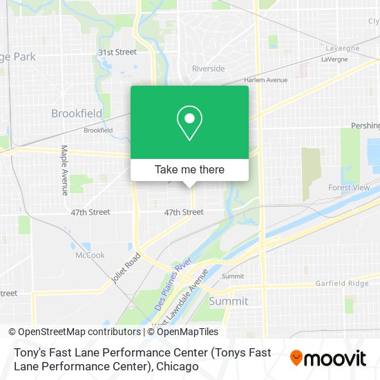 Mapa de Tony's Fast Lane Performance Center (Tonys Fast Lane Performance Center)