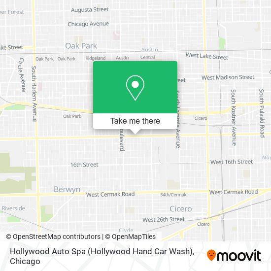 Mapa de Hollywood Auto Spa (Hollywood Hand Car Wash)