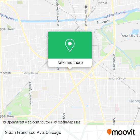 Mapa de S San Francisco Ave
