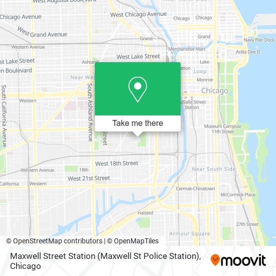 Mapa de Maxwell Street Station (Maxwell St Police Station)