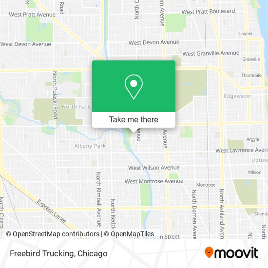 Freebird Trucking map