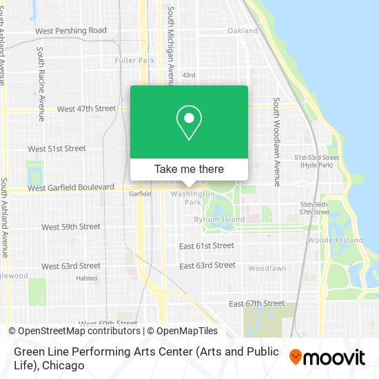Green Line Performing Arts Center (Arts and Public Life) map