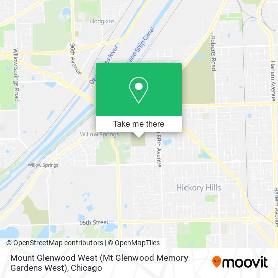 Mapa de Mount Glenwood West (Mt Glenwood Memory Gardens West)