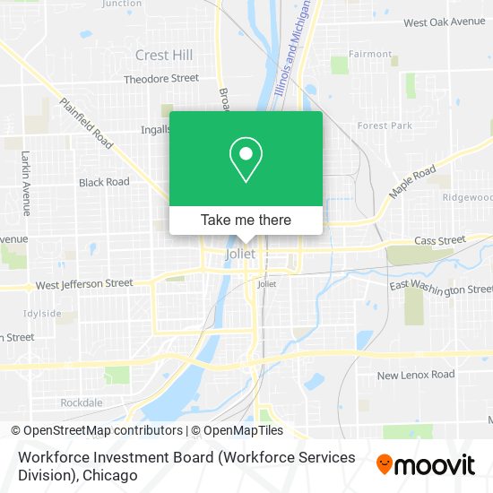 Workforce Investment Board (Workforce Services Division) map