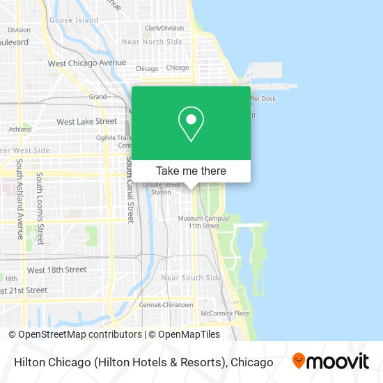 Hilton Chicago (Hilton Hotels & Resorts) map