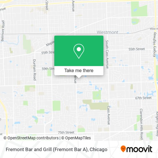 Mapa de Fremont Bar and Grill (Fremont Bar A)