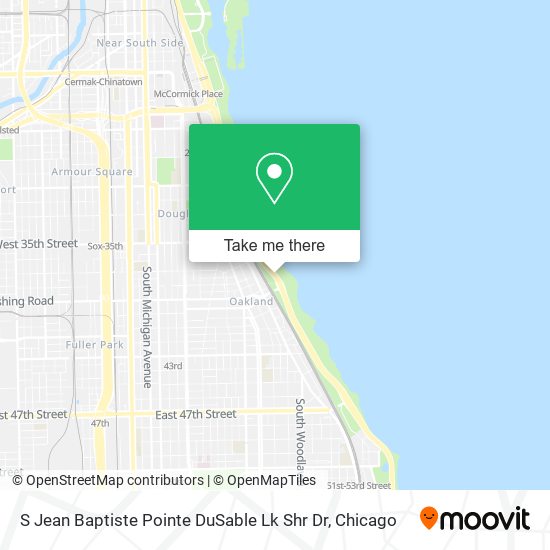 Mapa de S Jean Baptiste Pointe DuSable Lk Shr Dr