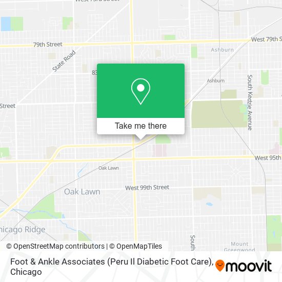 Foot & Ankle Associates (Peru Il Diabetic Foot Care) map