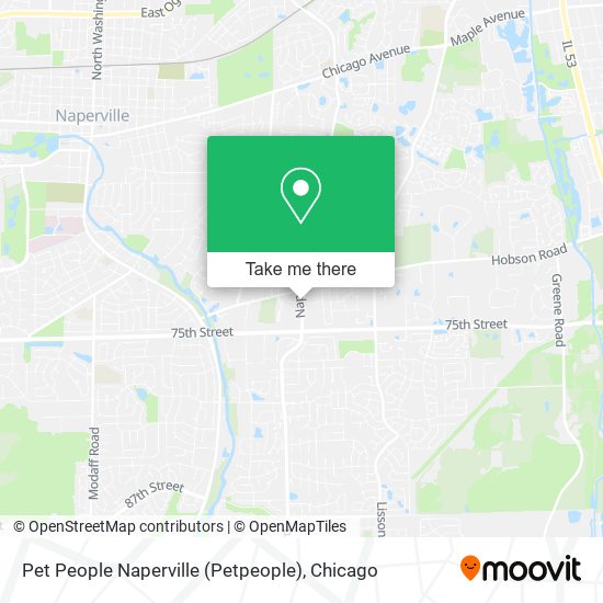 Mapa de Pet People Naperville (Petpeople)