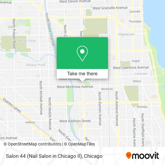 Salon 44 (Nail Salon in Chicago Il) map