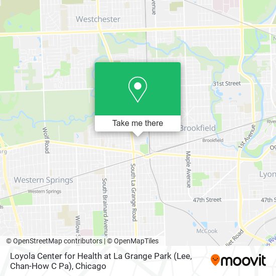 Mapa de Loyola Center for Health at La Grange Park (Lee, Chan-How C Pa)