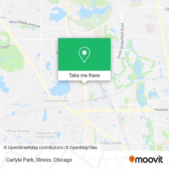 Mapa de Carlyle Park, Illinois