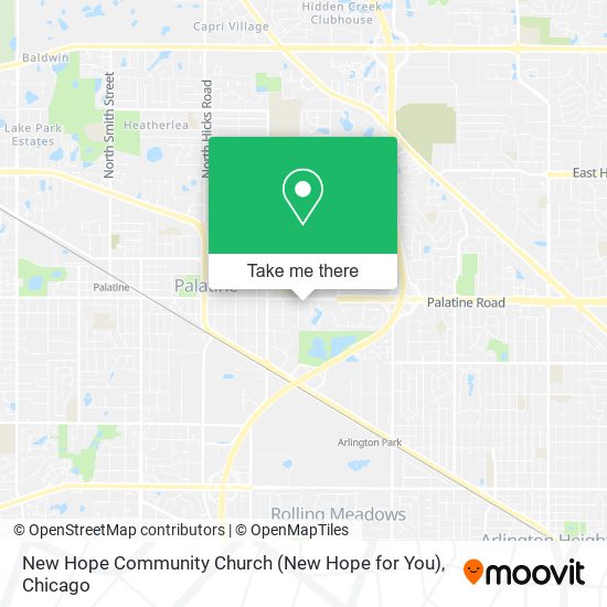 Mapa de New Hope Community Church (New Hope for You)