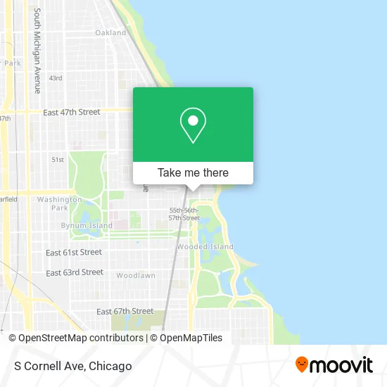 S Cornell Ave map