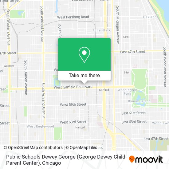 Public Schools Dewey George (George Dewey Child Parent Center) map