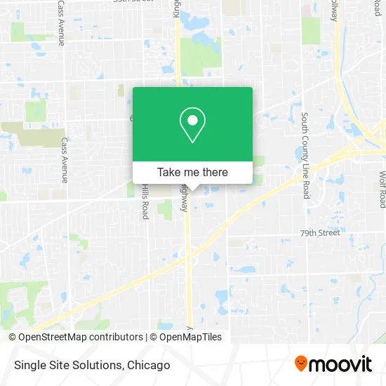 Single Site Solutions map