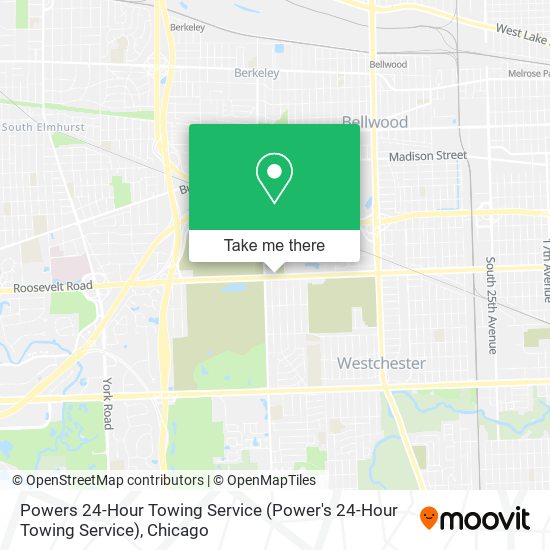 Powers 24-Hour Towing Service (Power's 24-Hour Towing Service) map