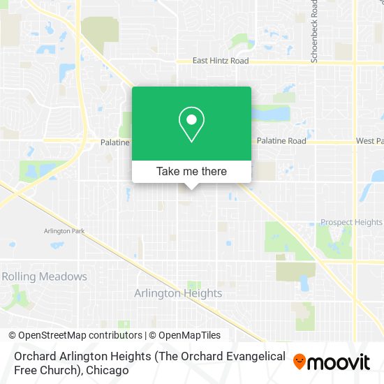 Orchard Arlington Heights (The Orchard Evangelical Free Church) map