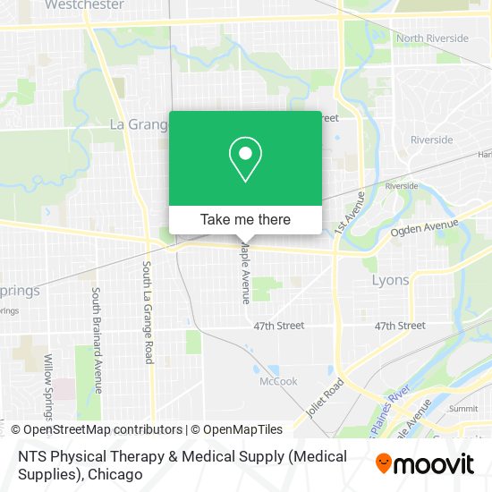 Mapa de NTS Physical Therapy & Medical Supply (Medical Supplies)