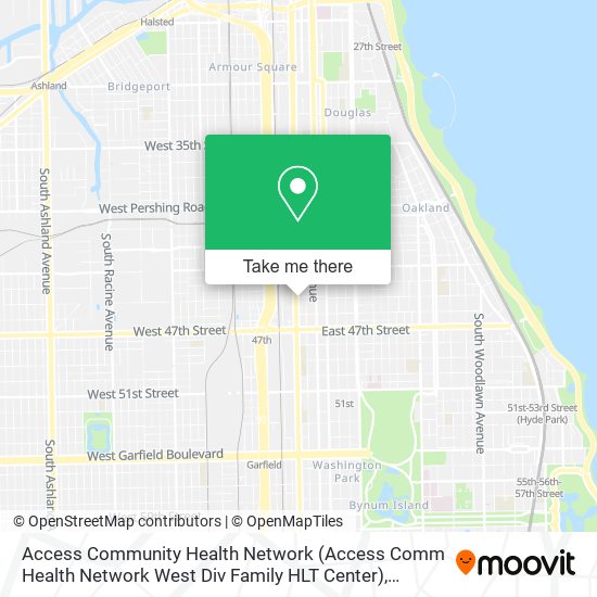 Access Community Health Network (Access Comm Health Network West Div Family HLT Center) map