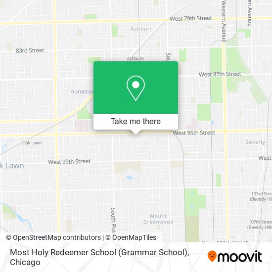 Most Holy Redeemer School (Grammar School) map