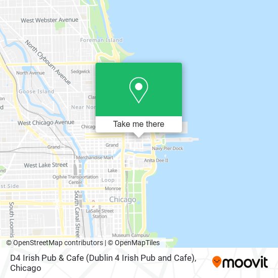 D4 Irish Pub & Cafe (Dublin 4 Irish Pub and Cafe) map