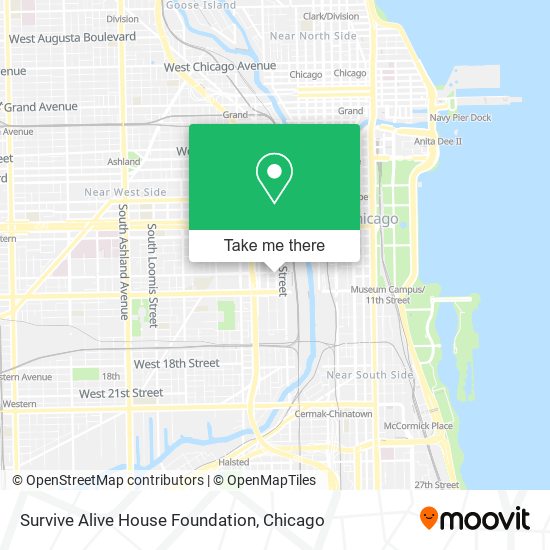 Survive Alive House Foundation map