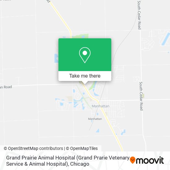 Mapa de Grand Prairie Animal Hospital (Grand Prarie Vetenary Service & Animal Hospital)