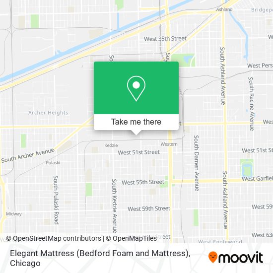 Elegant Mattress (Bedford Foam and Mattress) map