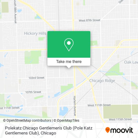 Mapa de Polekatz Chicago Gentlemen's Club (Pole Katz Gentlemens Club)