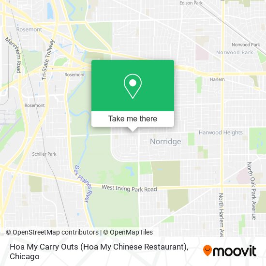 Mapa de Hoa My Carry Outs (Hoa My Chinese Restaurant)