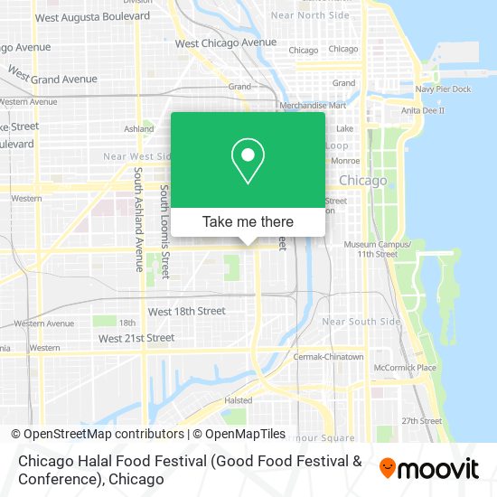 Mapa de Chicago Halal Food Festival (Good Food Festival & Conference)