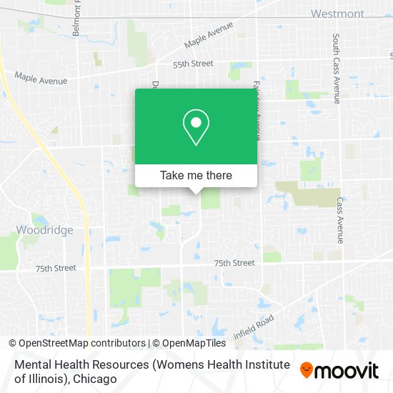 Mental Health Resources (Womens Health Institute of Illinois) map