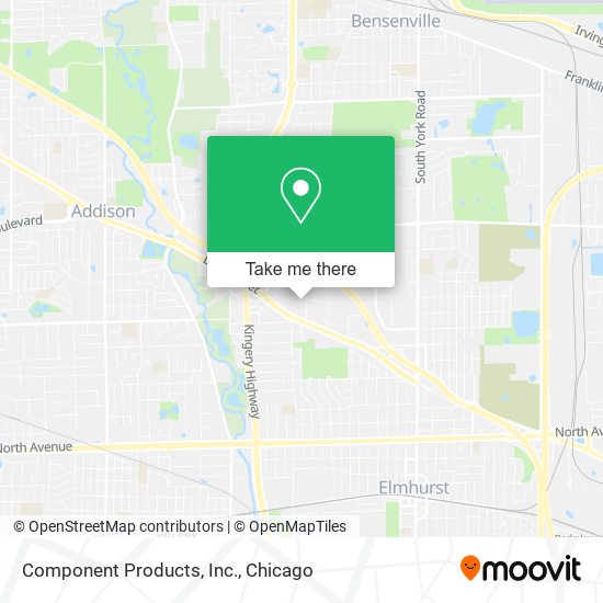 Component Products, Inc. map