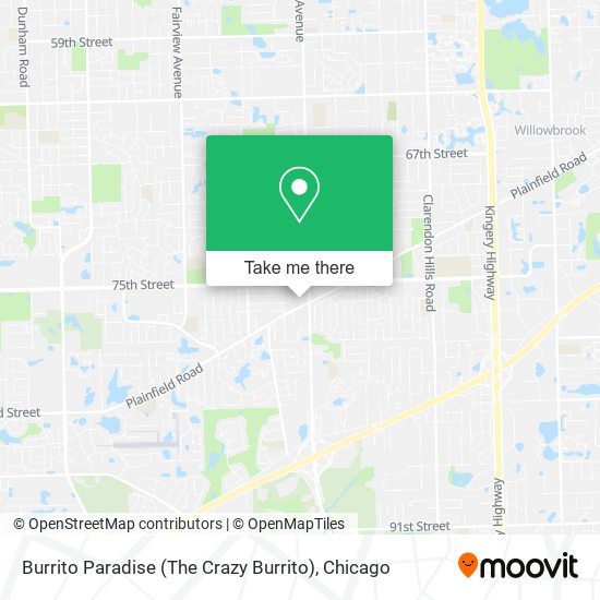 Burrito Paradise (The Crazy Burrito) map