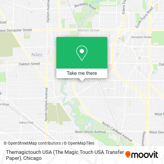 Mapa de Themagictouch USA (The Magic Touch USA Transfer Paper)