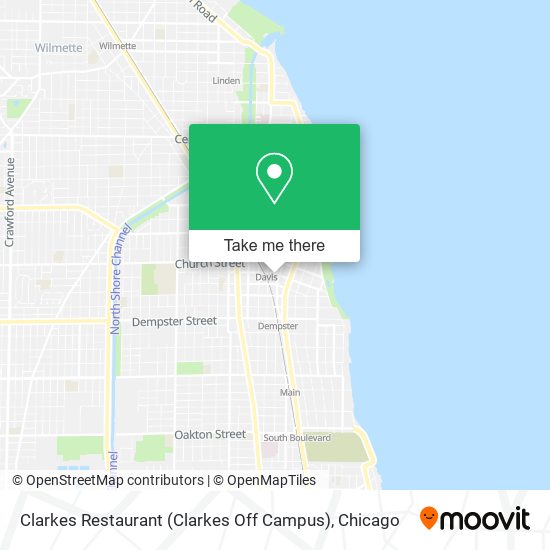 Mapa de Clarkes Restaurant (Clarkes Off Campus)