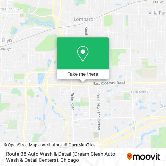 Mapa de Route 38 Auto Wash & Detail (Dream Clean Auto Wash & Detail Centers)