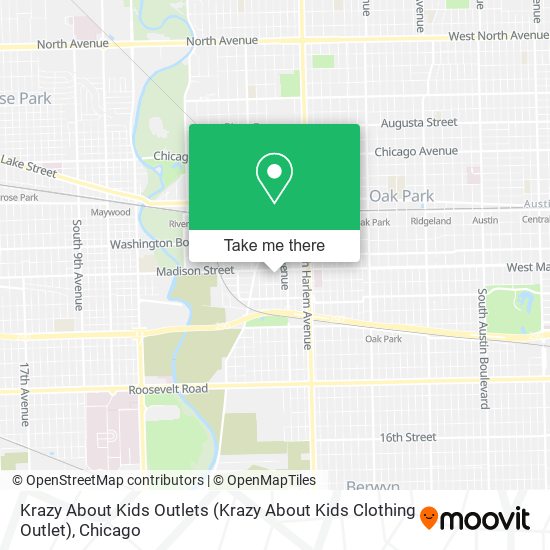 Krazy About Kids Outlets (Krazy About Kids Clothing Outlet) map