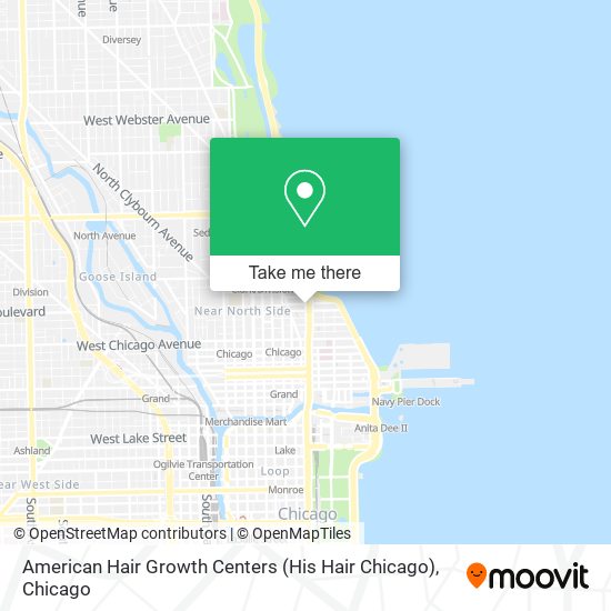 Mapa de American Hair Growth Centers (His Hair Chicago)